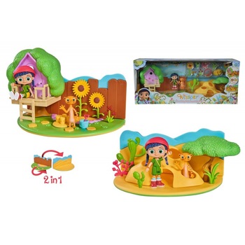 Set jucarie 2 in 1, Simba Promo Wissper, Lumea desertului Set jucarie 2 in 1, Simba Promo Wissper, Lumea desertului