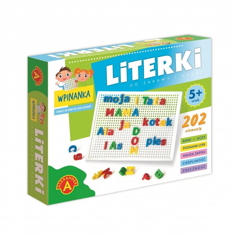 Tabla de scris Alexander, Litere