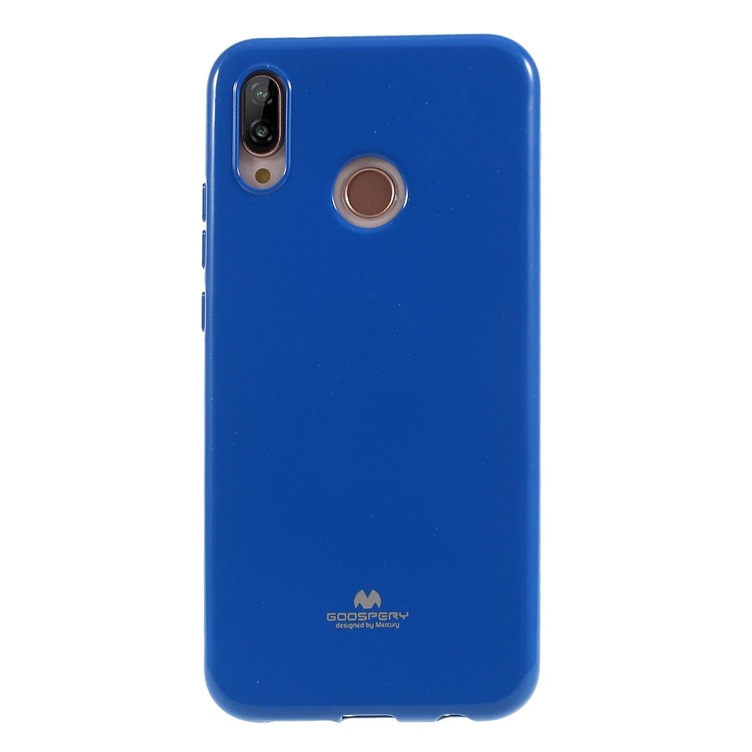 Husa Silicon Huawei P20 Lite Goospery Mercury i-Jelly - albastru