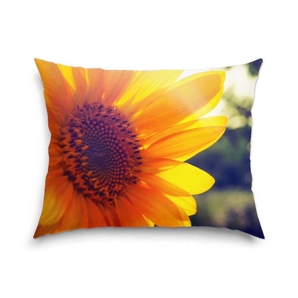 Perna decorativa Soare puternic si floarea acestuia 40 x 60 cm