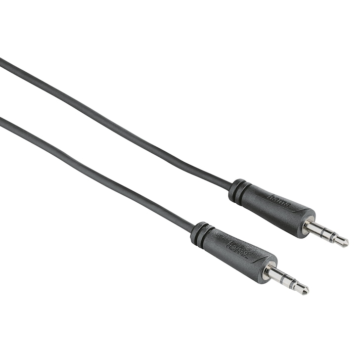 Аудио кабел Hama, Жак 3.5, plug-plug, 3 м
