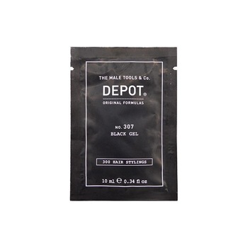 Gel de par cu fixare medie pentru par carunt Depot 307 Black gel 10ml Gel de par cu fixare medie pentru par carunt Depot 307 Black gel 10ml