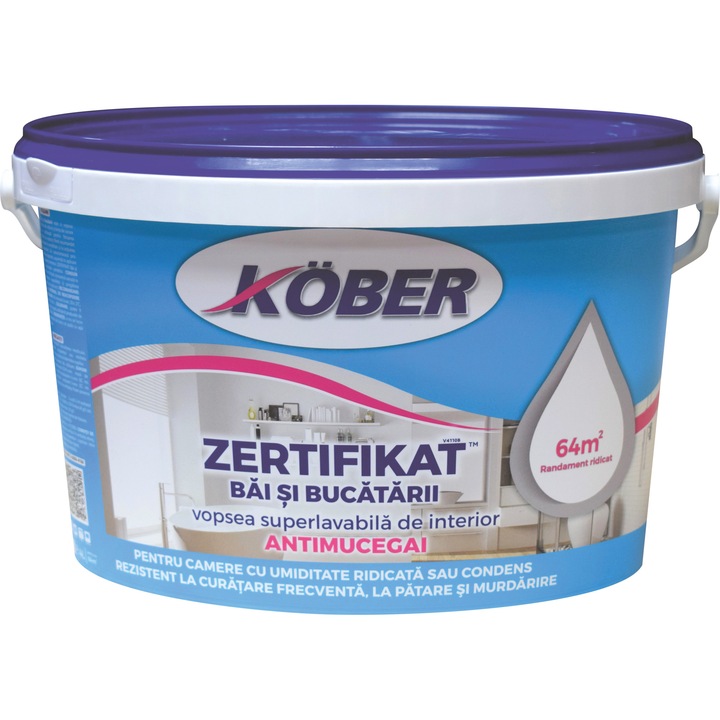 Kober Zertificat Fürdőszoba és konyhai festék, 4 L