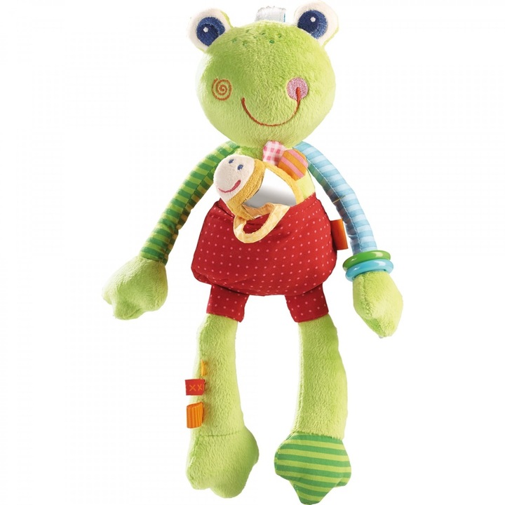 Кукла Haba, дъгова жаба, 6 месеца+