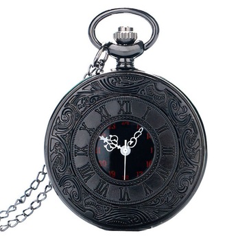 Ceas de buzunar MBrands cu lant negru Quartz Ceas de buzunar MBrands cu lant negru Quartz