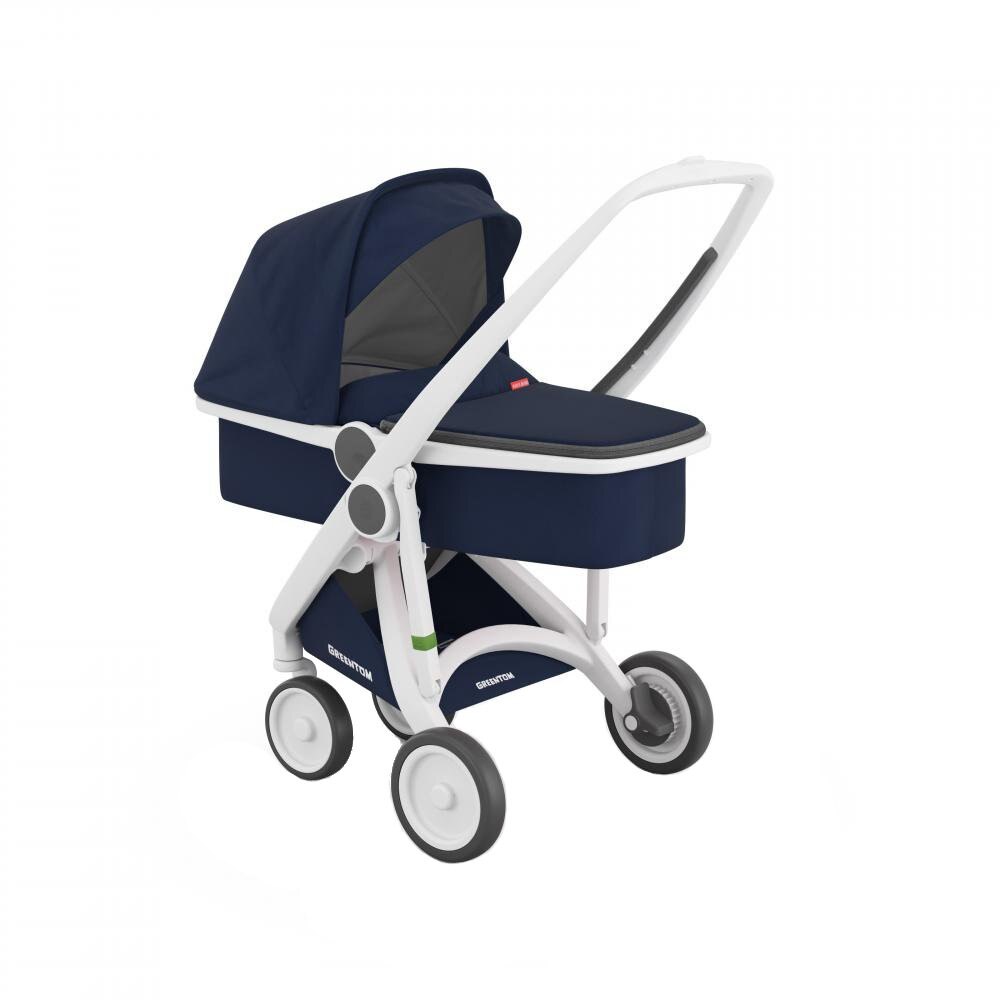 Carucior 2 in 1 100% Ecologic White Blue