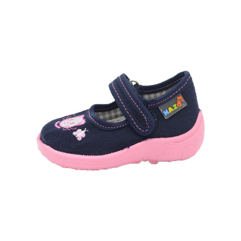 Pantofi din panza pentru fetite Nazo, Bleumarin