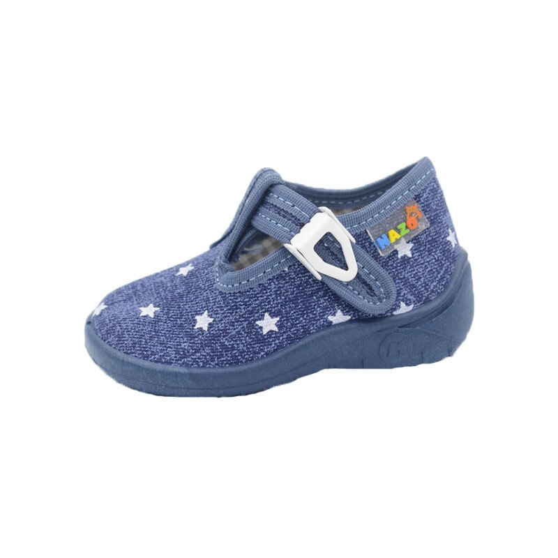 Pantofi din panza pentru baieti Nazo 013-BB, Albastru