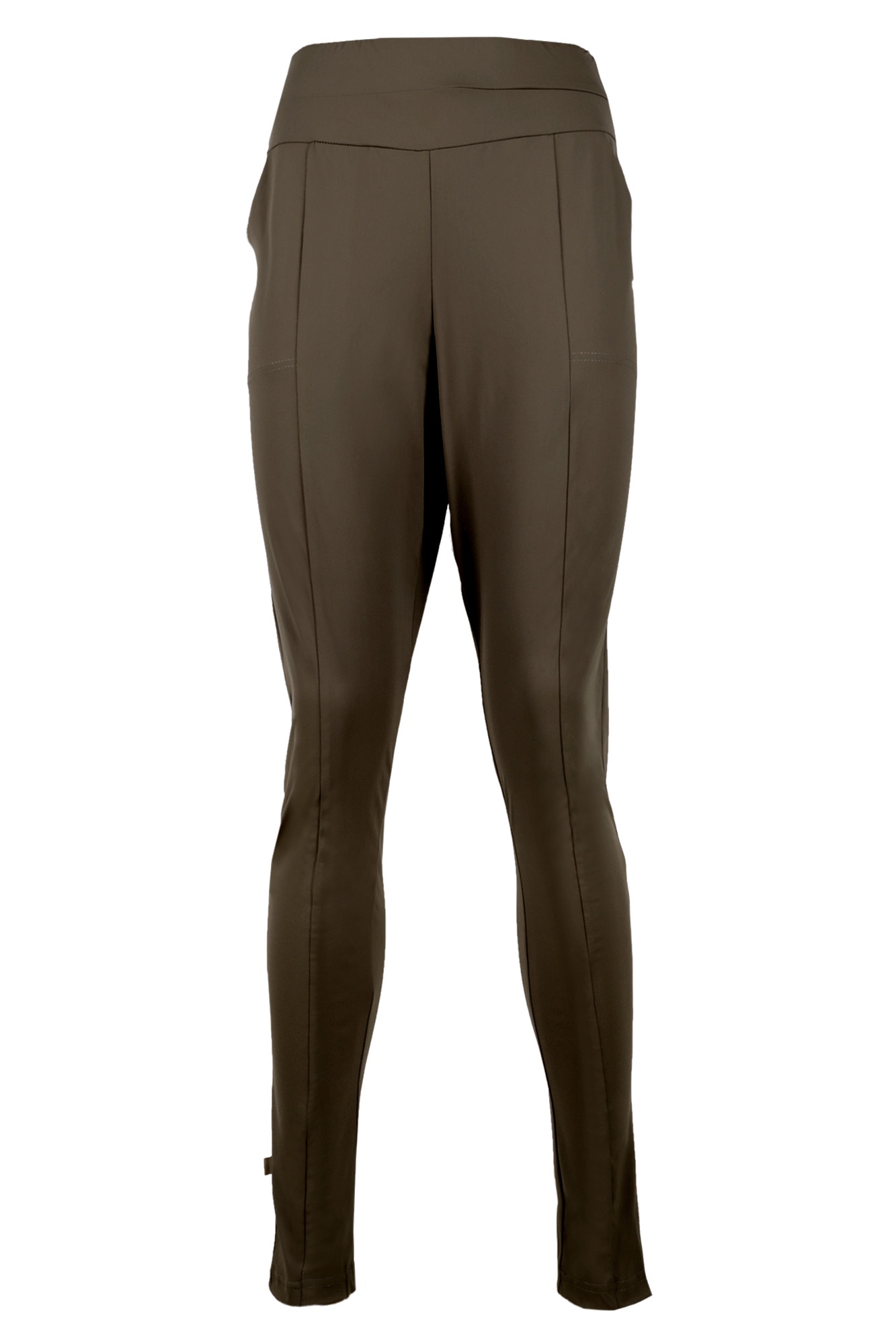 Pantaloni casual cu buzunare Zusss, de dama, Maro