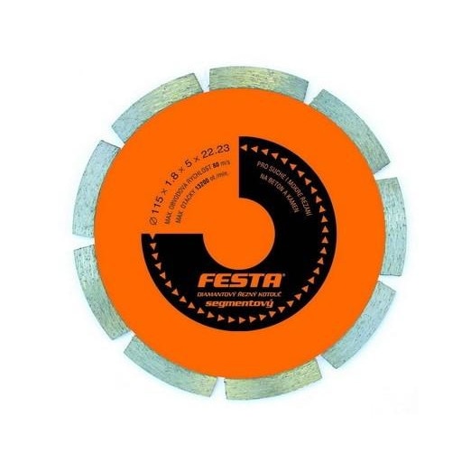 Disc diamantat segmentat 115 mm 21311