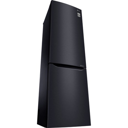Combina frigorifica LG GBB60MCPFS, 343 l, NoFrost, Clasa A+++, H 201 cm, Negru