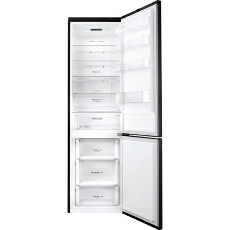 Combina frigorifica LG GBB60MCPFS, 343 l, NoFrost, Clasa A+++, H 201 cm, Negru