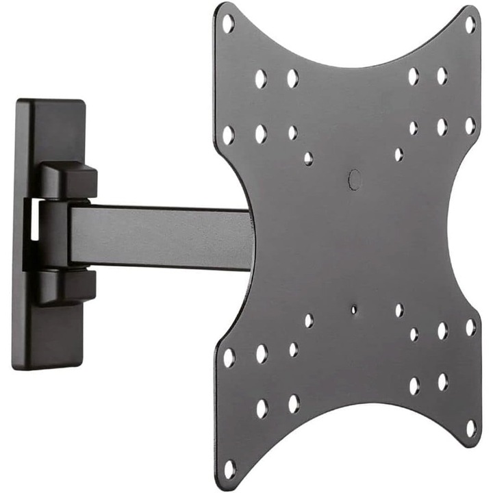 Suport TV de perete, 2 articulatii, reglabil, 23-42 inch(58cm-107cm), capacitate sustinere 20KG, Negru, Techly, ICA-LCD 2901E