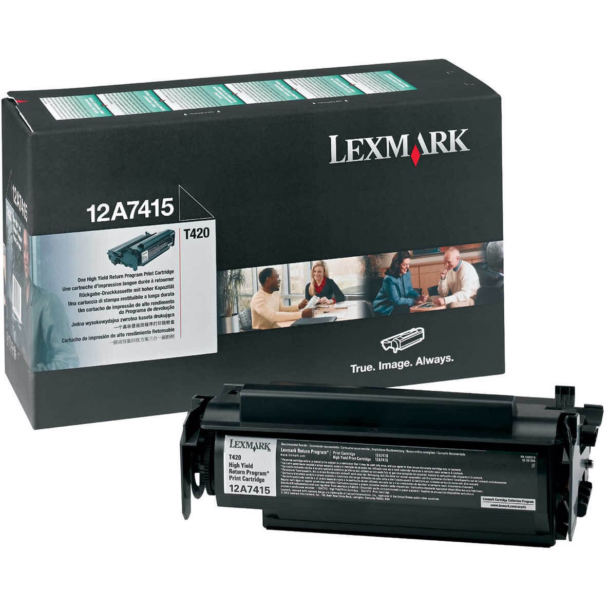 Cartus Original laser Lexmark 12A7415