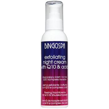 Crema de noapte exfolianta cu coenzima Q10 si complex de acid BingoSpa, 135g Crema de noapte exfolianta cu coenzima Q10 si complex de acid BingoSpa, 135g