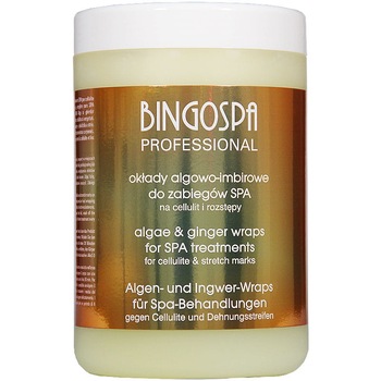 Balsam de corp BingoSpa, Pentru vergeturi/cicatrici, Cu alge si ghimbir, 1 kg Balsam de corp BingoSpa, Pentru vergeturi/cicatrici, Cu alge si ghimbir, 1 kg
