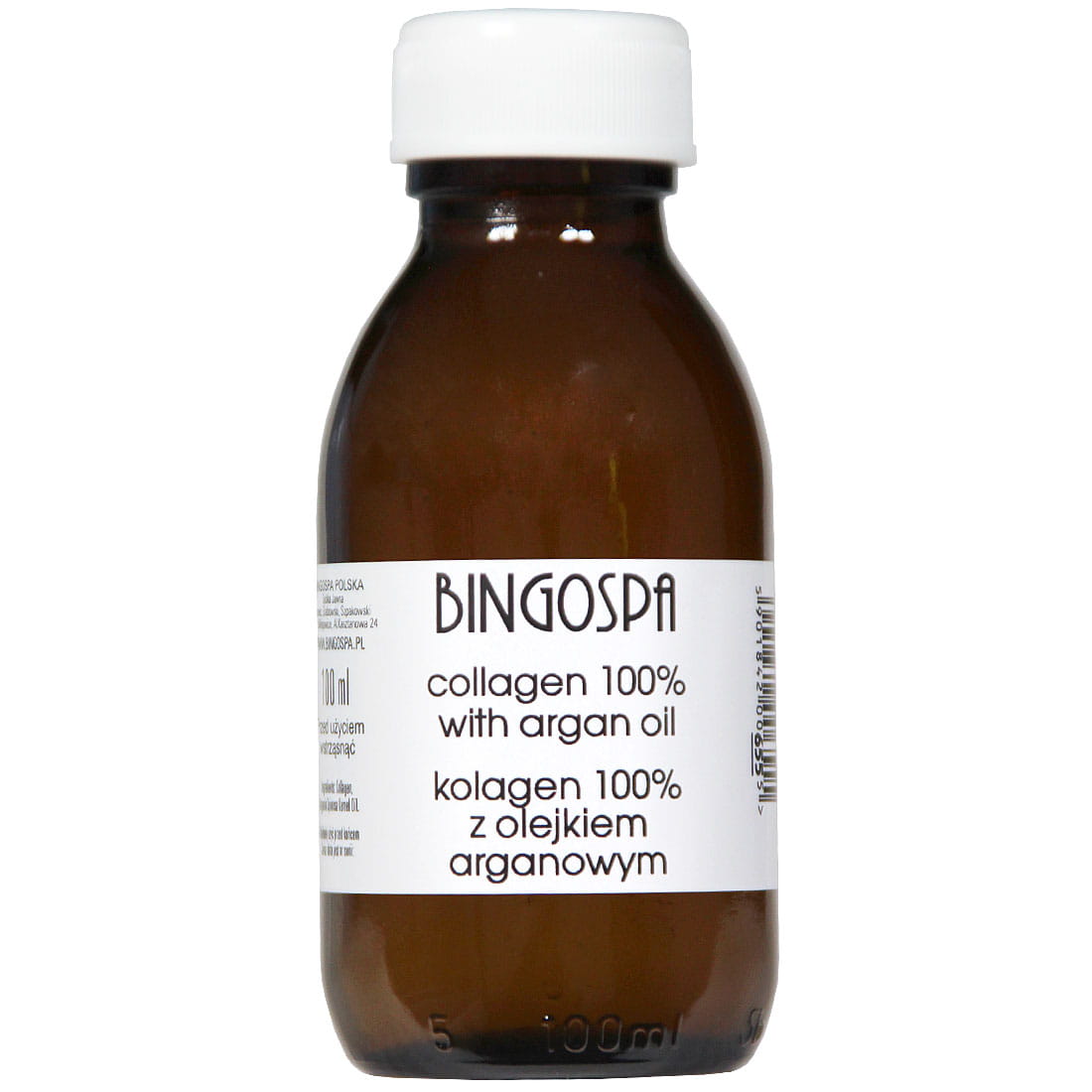 Ulei de corp cu argan si colagen 100%, BingoSpa, 100 ml