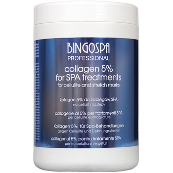 Crema pentru vergeturi si celulita BingoSpa, Colagen 5%, 1000 g Crema pentru vergeturi si celulita BingoSpa, Colagen 5%, 1000 g