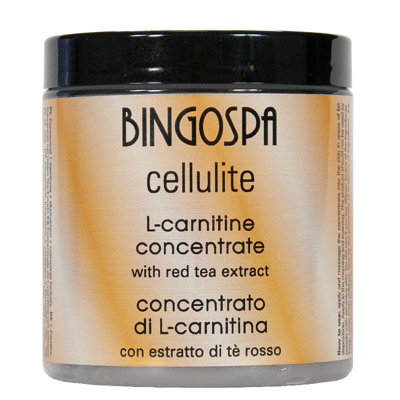 Lotiune de corp cu concentrat de L-carnitina si extract de ceai rosu, BingoSpa, 250g
