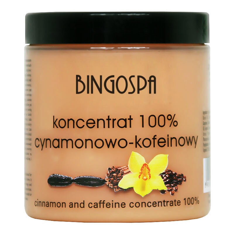 Tratament anticelulitic concentrat, BingoSpa, Cu scortisoara si cofeina, 250g