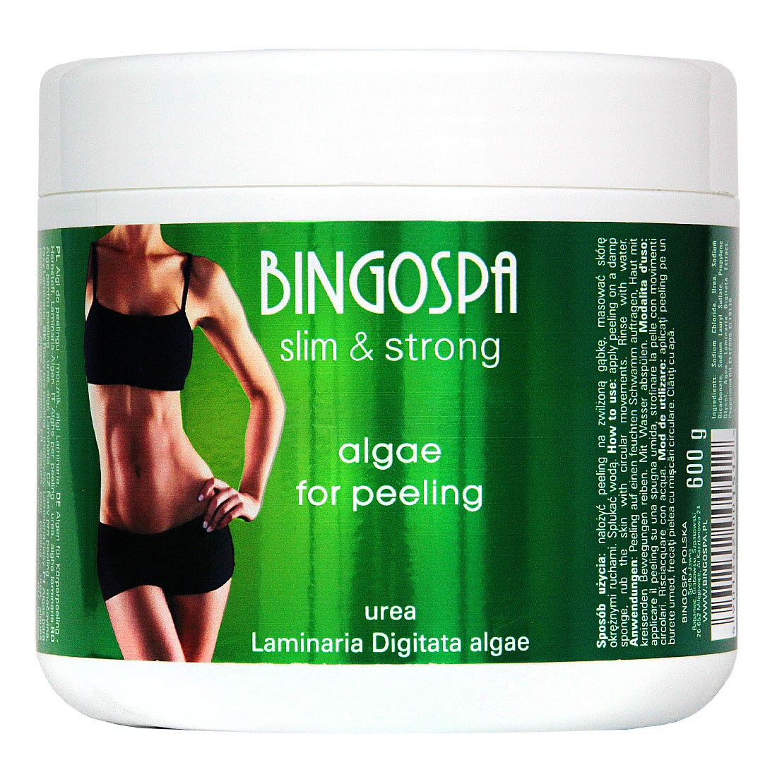 Scrub pentru corp cu alge marine si uree, BingoSpa, 600 g
