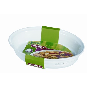 Vas ceramica termorezistenta pentru cuptor, ideal pentru gatire si servire, 28*20 cm, oval, Pyrex Vas ceramica termorezistenta pentru cuptor, ideal pentru gatire si servire, 28*20 cm, oval, Pyrex