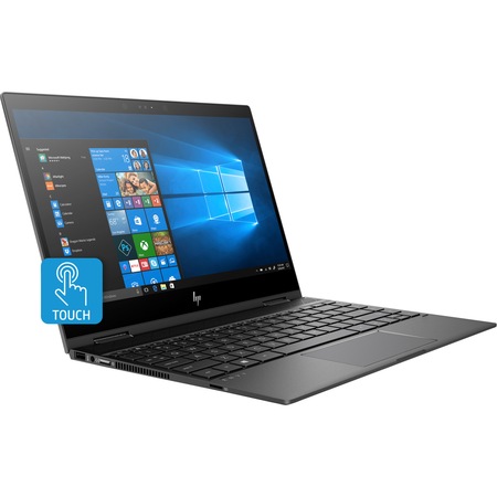 Laptop 2 in 1 HP ENVY x360 13-ag0005nn cu procesor AMD Ryzen™ 3 2300U pana la 3.40 GHz, 13.3", Full HD, IPS, Touch, 4GB, 128GB SSD, AMD Radeon™ Vega 6, Microsoft Windows 10, Gray