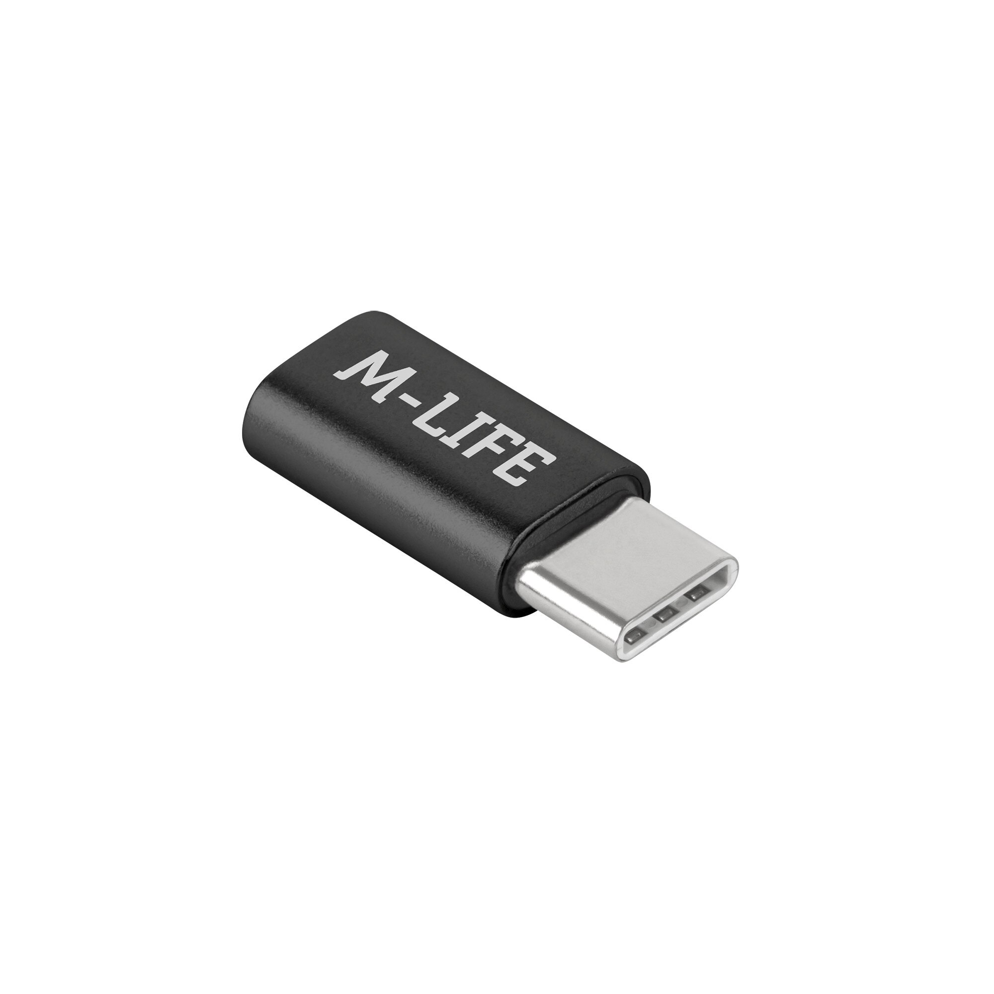 Adaptor micro USB - USB tip C M-LIFE negru