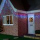 Flippy Deluxe Karácsonyi LED-es jégcsap fényfüggöny fényfüzér, 4 M 132 Led-es, 25 LED-es Flash, Összeköthető, Többszínű