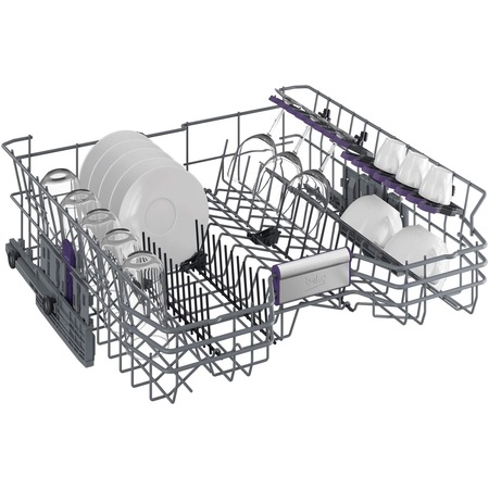 Masina de spalat vase Beko DEN38530WAD,15 seturi, 8 programe, Clasa A+++, Motor ProSmart Inverter, Autodosing, SteamGloss, AquaIntense, Alb