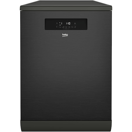 Masina de spalat vase Beko DFN38530DX, 15 seturi, 8 programe, A+++, Fast + ™, AQUAINTENSE®, Motor ProSmart Inverter, 60 cm, Dark Inox