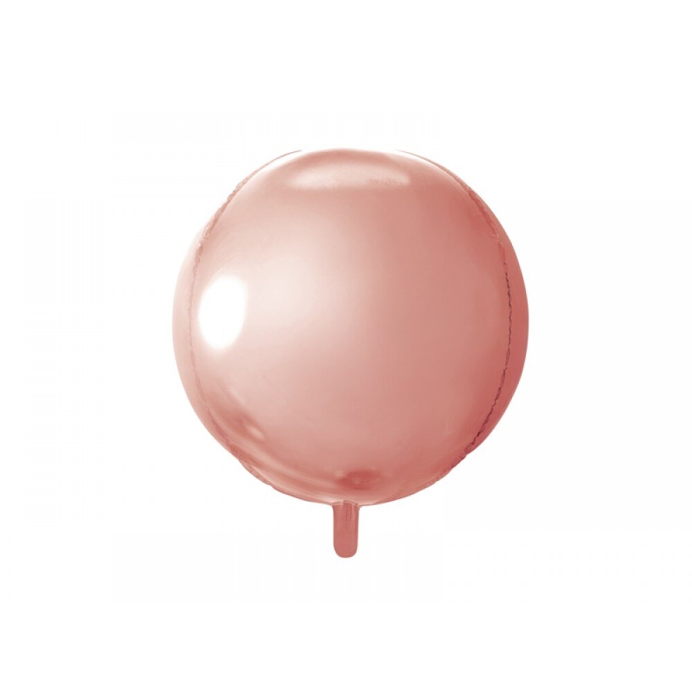 Balon folie sfera, Rose gold, 40cm