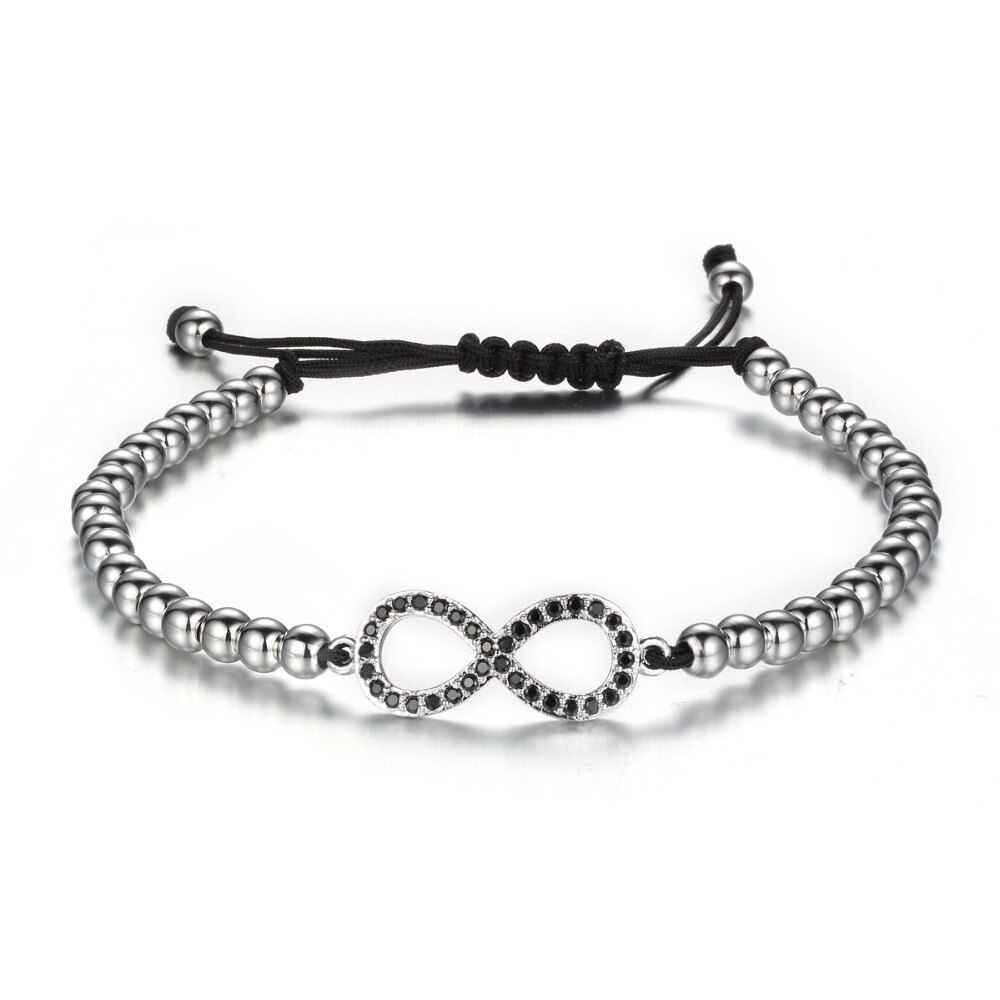 Bratara Brooks Silver Zircon Infinit