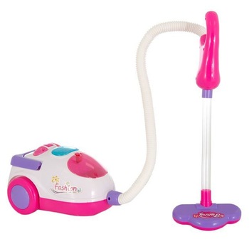 Aspirator de jucarie iMK® pentru copii cu sunete si lumini, roz Aspirator de jucarie iMK® pentru copii cu sunete si lumini, roz