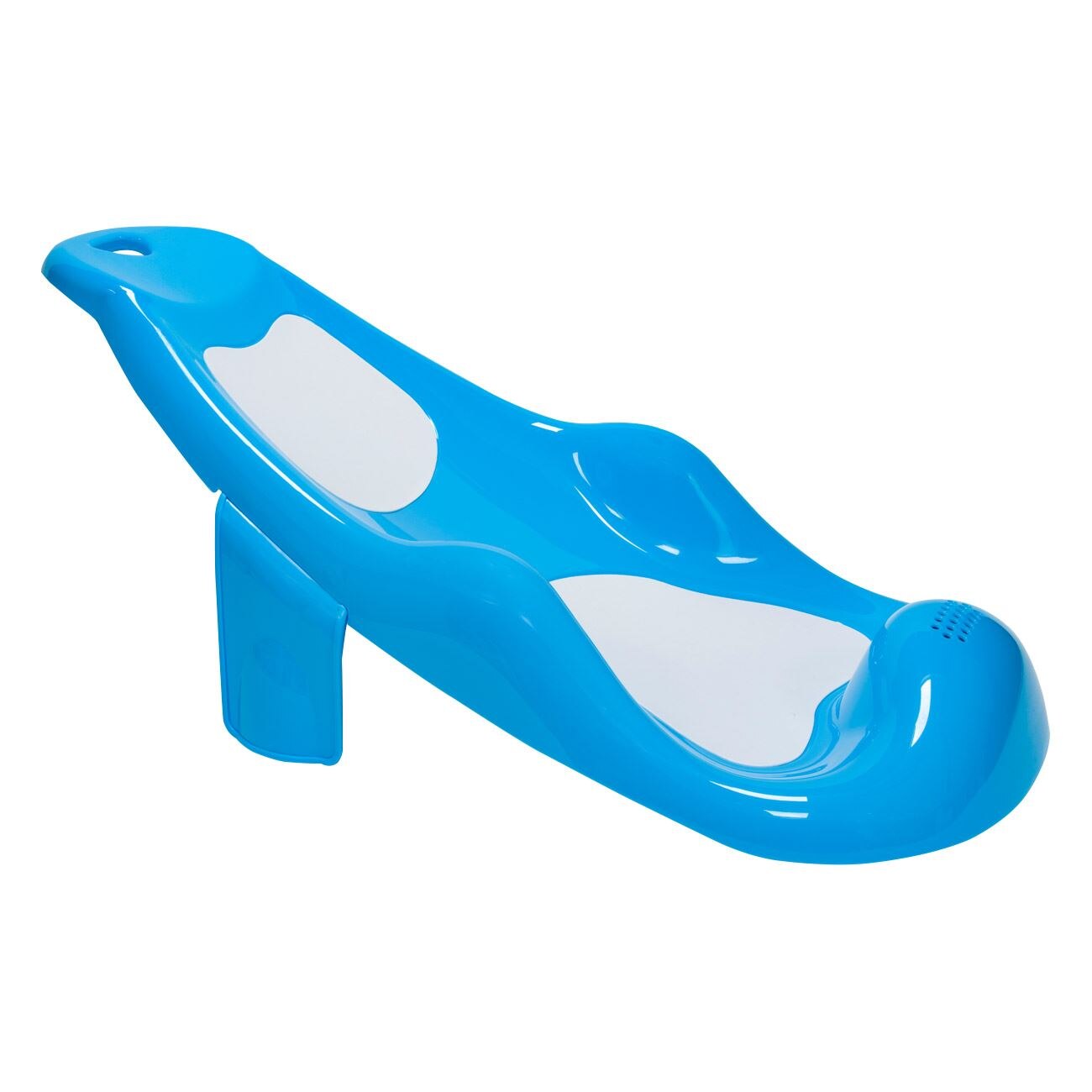 Suport de siguranta pentru baie bebelusi , cu zone antiderapante , albastru