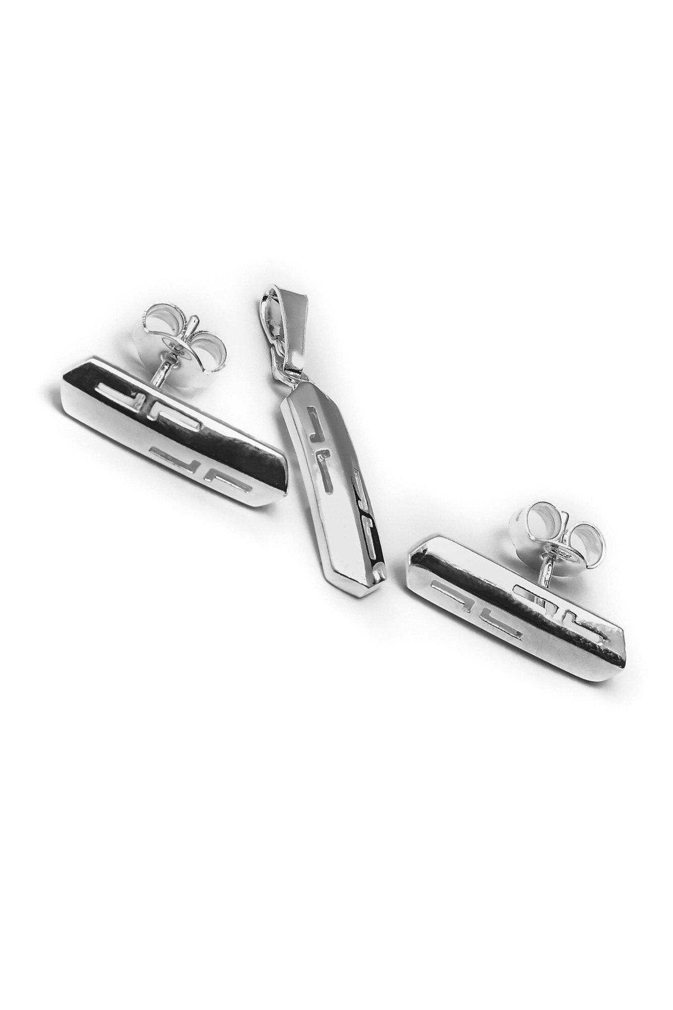 Set din argint 925, Eurosilver, fara pietre, alb