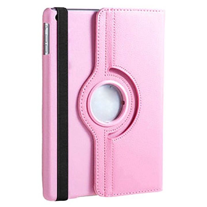 Калъф за iPad Air 4 2020, въртящ се на 360 градуса, розов