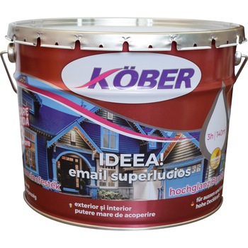 Email KOBER Ideea brun RAL 8017 10 L Email KOBER Ideea brun RAL 8017 10 L
