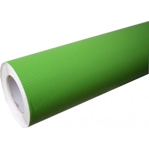 Folie carbon 3D verde latime 1.27m