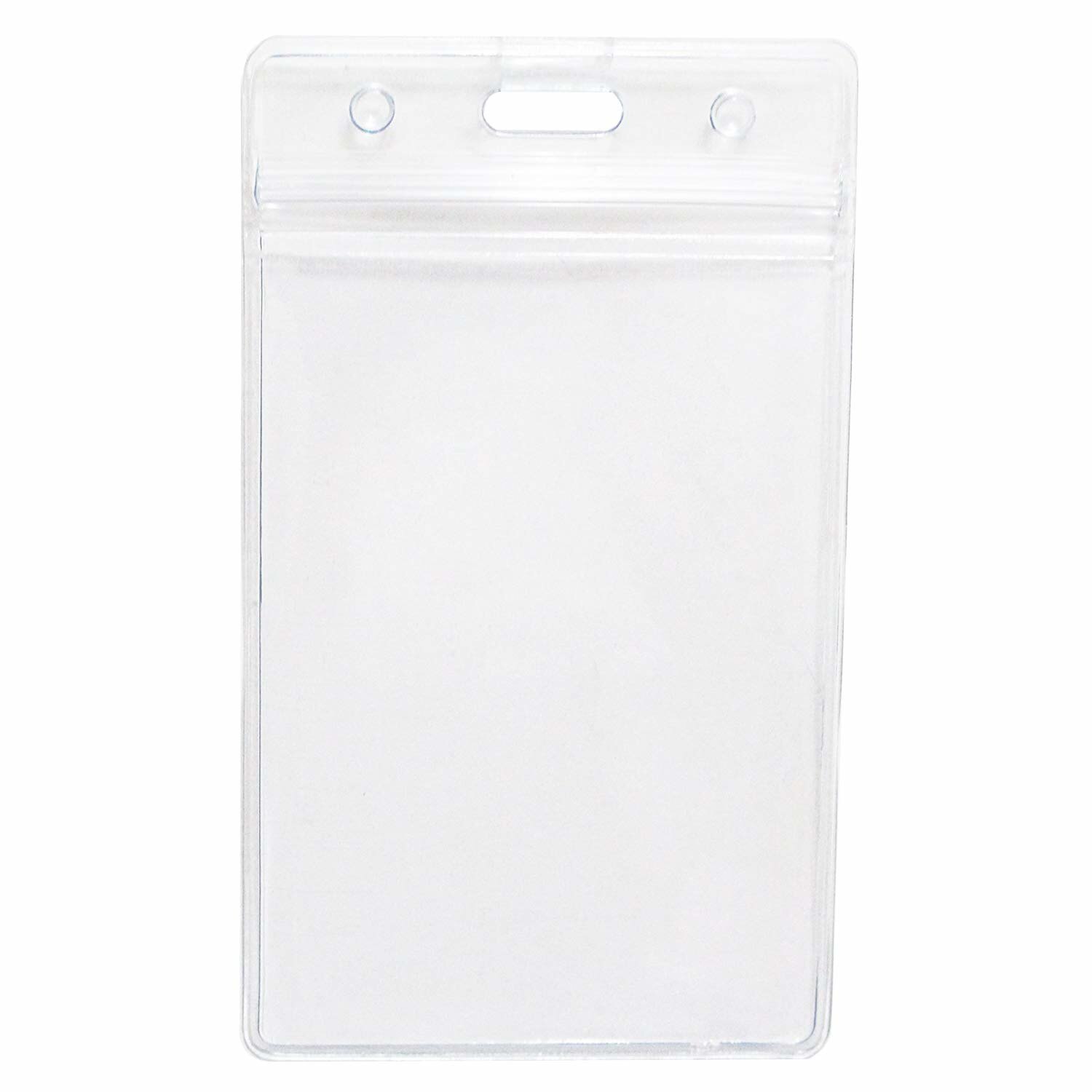 Suport ecuson (portecuson) din PVC, transparent, impermeabil, deschidere si prindere verticala