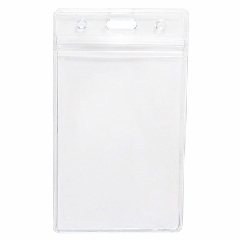 Suport ecuson (portecuson) din PVC, transparent, impermeabil, deschidere si prindere verticala Suport ecuson (portecuson) din PVC, transparent, impermeabil, deschidere si prindere verticala