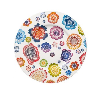 Farfurie aperitiv Anmut Bloom 22 cm, portelan premium bone Farfurie aperitiv Anmut Bloom 22 cm, portelan premium bone