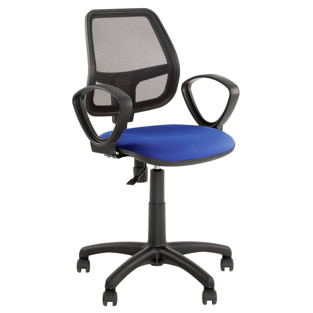 Scaun de birou ALFA, Albastru stofa cagliari