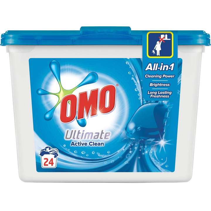 Detergent Capsule Omo Ultimate 24 X 24 Ml, 24 spalari