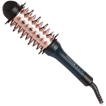 Perie de indreptat parul Remington Volume & Straight CB7A138, Invelis ceramic, 150-230°C, Negru Perie de indreptat parul Remington Volume & Straight CB7A138, Invelis ceramic, 150-230°C, Negru