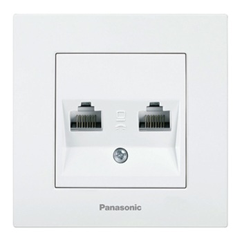Priza dubla date, monobloc Karre Plus Panasonic Priza dubla date, monobloc Karre Plus Panasonic