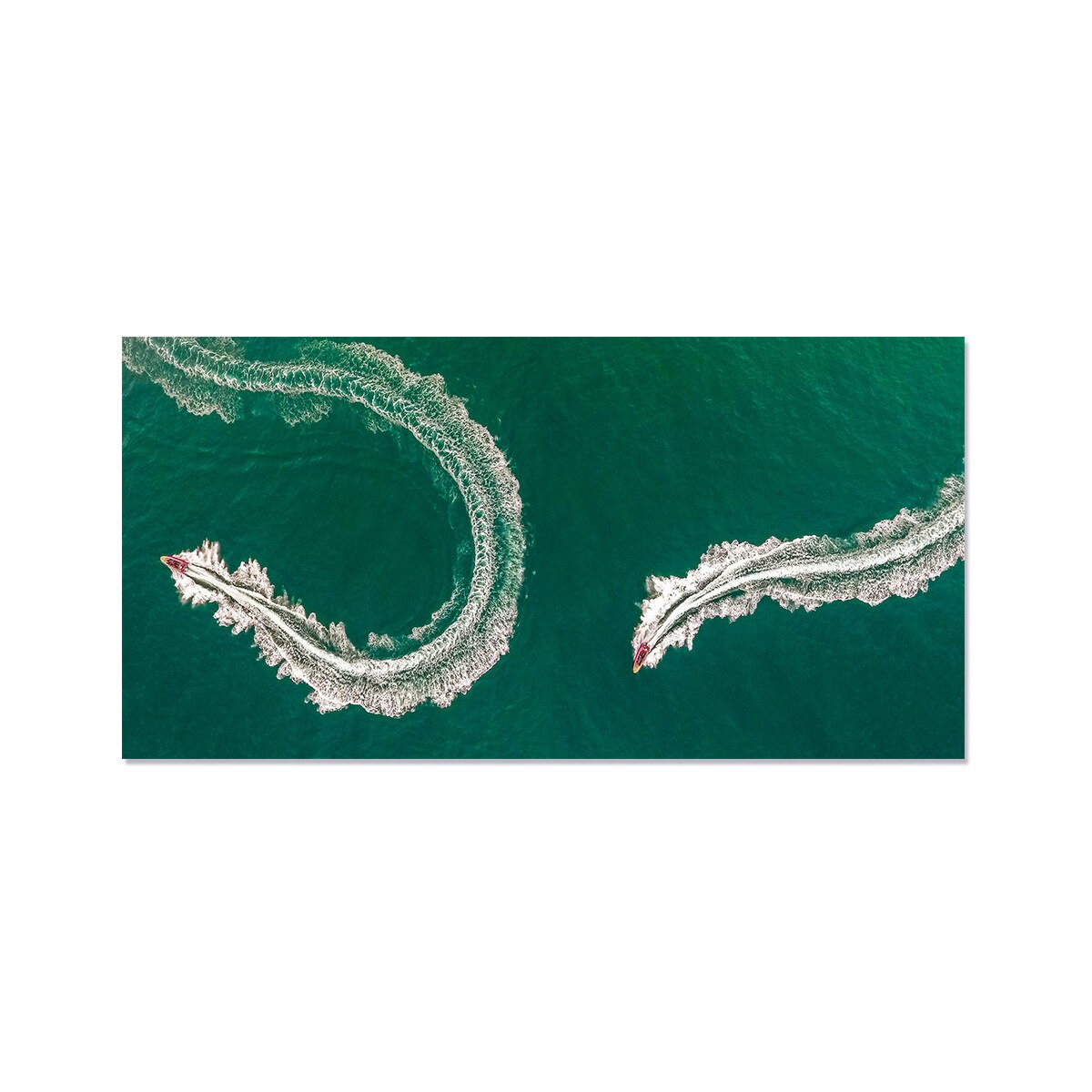 Tablou Canvas - Mare, Vara, Valuri, Jet ski, 50 x 100 cm