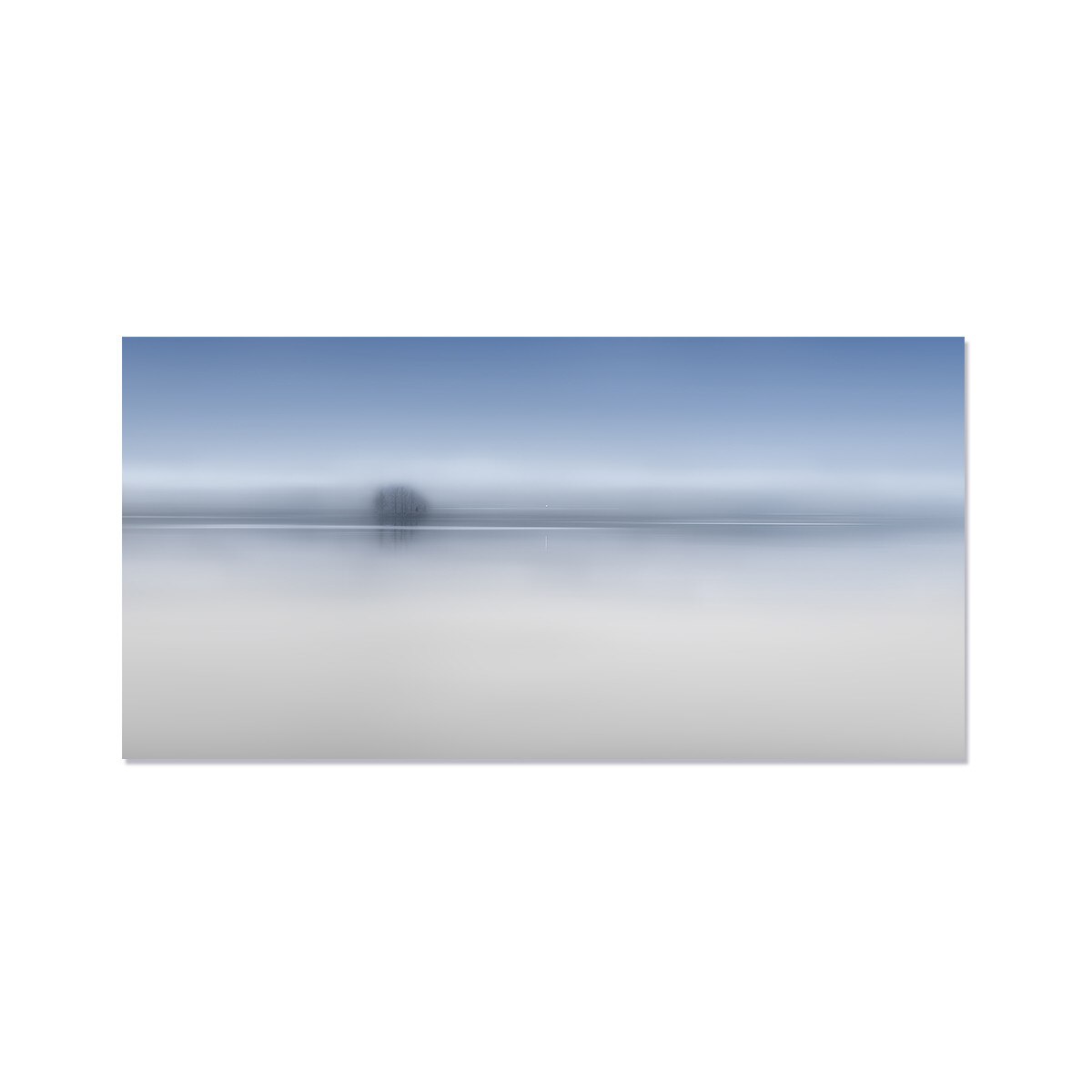 Tablou Canvas - Peisaj, Ceata, Natura, Dimineata, 50 x 100 cm