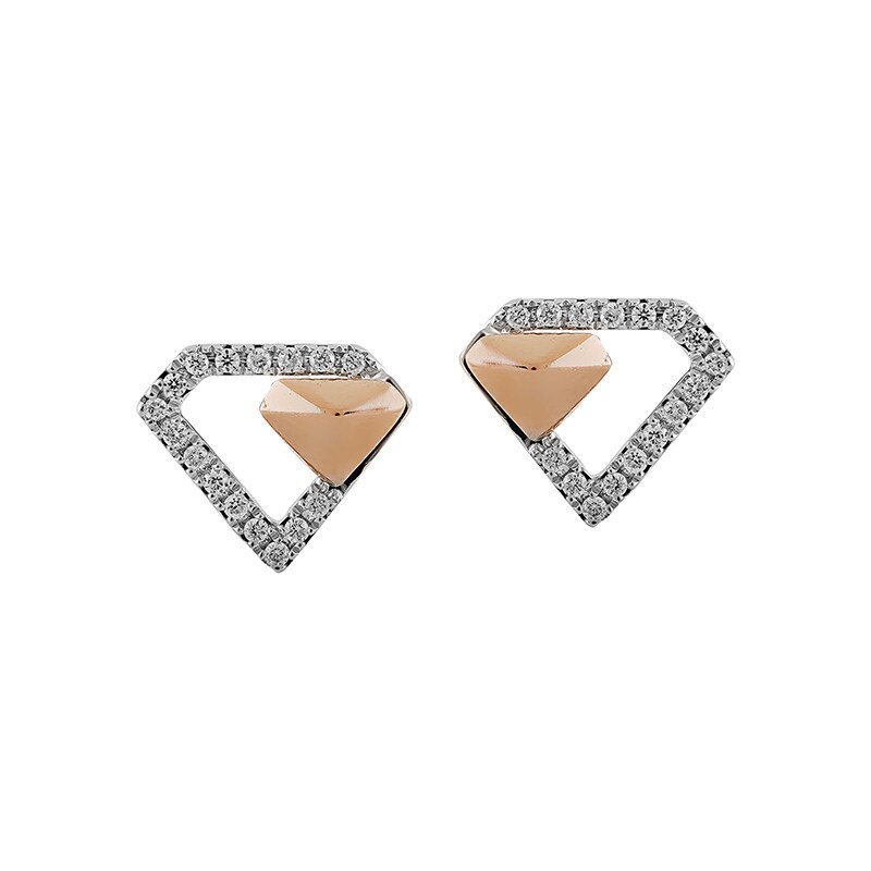 Cercei Blanco's Aur 18k Diamante E3741Y1-WR