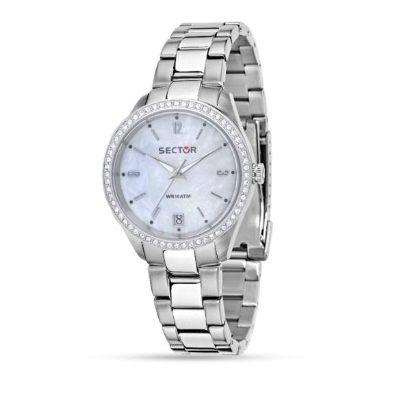 Ceas Sector R3253486502, dama, argintiu, inox, carcasa 31mm